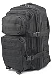 MilTec US Assault Rucksack 36 Liter Schwarz
