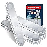 BKSAI Unzerbrechliche Magnete Selbstklebend Stark Magnetband zum Kleben...