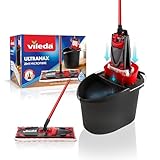 Vileda Bodenwischer-Set, Schwarz-Rot - Ultramax Set, 1,3 kg