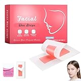 Wachsstreifen Haarentfernung, 2025 Neu Facial Wax Strips for Hair Removal...