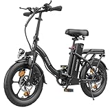 ESKUTE D100 E-Bike Klapprad 16 x 2,5 Zoll, Elektrofahrrad für Herren &...