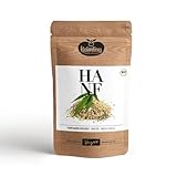 Bio Hanfsamen geschält 450 g – 100 % naturrein & roh – Premium...