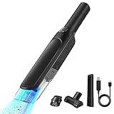 RaMokey Handstaubsauger Akku - Auto Staubsauger Kabellos mit 2x2000mAh...