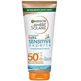 Garnier Sonnenschutzmilch mit LSF 50+ für Kinder, Sonnencreme mit sehr...
