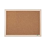 D.RECT Kork-Pinnwand mit Holzrahmen, Korktafel 30 x 40 cm oder 40 x 30 cm -...