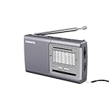 XHDATA D219 UKW/FM/AM Radio Batteriebetrieben Weltempfänger...