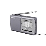 XHDATA D219 UKW/FM/AM Radio Batteriebetrieben Weltempfänger Mini...