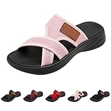 Hausschuhe Damen Orthopädische Sandalen Flache Badelatschen Latschen...