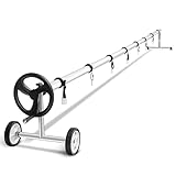 COSTWAY mobiles Aufrollsystem für Solar- und Poolplanen | Länge von 1,65m...