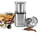 ROMMELSBACHER Gewürz und Kaffee Mühle EGK 200-2 Edelstahlbehälter mit...