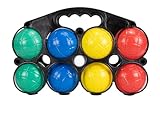 Boccia Kugeln Spiel für Kinder und Erwachsene mit 8 Kugeln und Tragenetz...