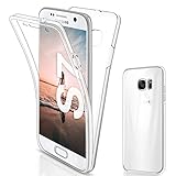 SOGUDE Schutzhülle für Samsung S7, transparent, Silikon, TPU, 360 Grad,...