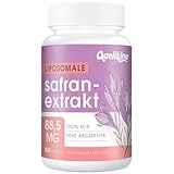 Liposomales Safran 88,5 mg - Safran Extrakt Kapseln, 100% reiner,...