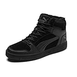 PUMA Unisex Rebound Layup Sd Fur Sneaker, Black Castlerock, 42 EU