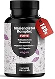 Mariendistel Artischocke Löwenzahn Komplex Hochdosiert - 180 Kapseln -...