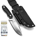 ODENWOLF Outdoor-Messer AMBULO mit Kydex Holster - Edles Jagdmesser aus...