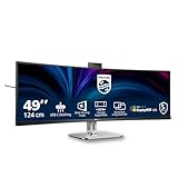 Philips 49B2U5900CH - 49 Zoll QHD Curved Monitor, 75Hz, VA, 4ms, HDR400,...