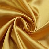Anevous 100cm x150cm Satin Stoff, Einfarbig Stoffe zum Nähen, Kleiderstoff...