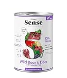 Dibaq Sense Grain Free Nassfutter Hirsch und Wildschwein für Hunde,...