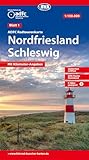 BVA ADFC Radtourenkarte Nordfriesland, Schleswig 1:150.000: reiß- und...