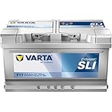 VARTA Automotive DYNAMIC SLI (F17) 12V 80Ah 740A - Nassbatterie KFZ mit...