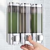 Seifenspender Wandbefestigung, Shampoo Duschgel Spender, 3er Set...
