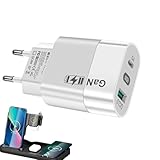 Telefon-Ladegerät, Wandstecker, Handy-Ladeblock,QC3.0 PD 65W...