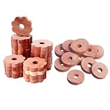 Zegnuem Zedernholz Mottenschutz Ringe, Mottenfalle Kleidermotten,...