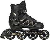 Croxer verstellbare Inlineskates Inliner Glider bis Größe 45 Abec9 Chrome...
