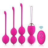 FIDECH Liebeskugeln Beckenbodentrainer für Frauen, Silikon Kegel Balls mit...