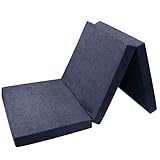 FORTISLINE - Klappmatratze 180x65x7cm - 3-teilige Faltmatratze - H2...