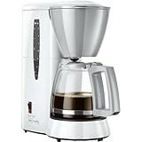 Melitta Single5 - kleine Filterkaffeemaschine - mit Glaskanne - Tropfstopp...