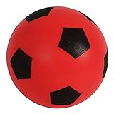 HTI Toys & Games Fun Sport Fußball Größe 5 Rot | Indoor/Outdoor Weicher...