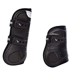 Eskadron Gamaschen FLEXISOFT AIR TON-IN-TON 4er Set schwarz Gamasche vorne...