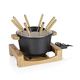 Princess Bambus Fondue Pure Black - geeignet für bis zu 8 Personen, 800...
