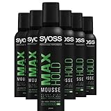 Syoss Max Hold Haarmousse 250ml, 6 Stück