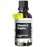 Vitamin A Tropfen – 50 ml – Vitamin A (Retinylpalmitat) in MCT-Kokosöl...