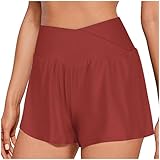 Hose Mit Weitem Bein Damen Elegant 7/8 Hose Hose Damen Shorts Sportlich...