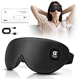 arboleaf Wärmbrille kabellos Augenmaske wärmend 1000 mAh für trockene...