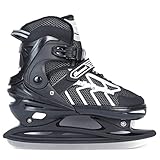 Verstellbar Eishockey Schlittschuhe für Herren Damen Erwachsene Kinder,...