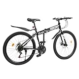 unkonwcy Mountainbike Scheibenbremse Fully MTB Erwachsene Faltrad...