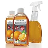 EASYmaxx Reinigungs-Konzentrat Orange 2x500ml Set mit Sprühflasche |...