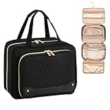 Groß Kulturbeutel Damen Herren,30,5x23x11 cm Kosmetiktasche mit 5 Taschen...