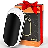 Feebee Handwärmer Elektrisch, Wiederaufladbare USB C 5200 mAh, Schnelle...
