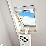 HOOMEE Fensterabdichtung für mobile Klimageräte Dachfenster, Hot Air Stop...
