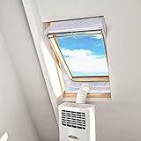 HOOMEE Fensterabdichtung für Mobile Klimageräte Dachfenster, Hot Air Stop...