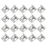 Supvox 100 Stück Sofafederclips aus Metall Verdickt 5 Loch Sofabezug...