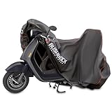 BUSHBOCK® Premium Abdeckplane für Motorräder/Motorroller mit Topcase -...