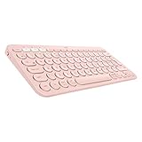 Logitech K380 Kabellose Bluetooth-Tastatur, Multi-Device & Easy-Switch...