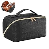 CGBOOM Kosmetiktasche, Große Kapazität Make Up Organizer Tasche Damen PU...